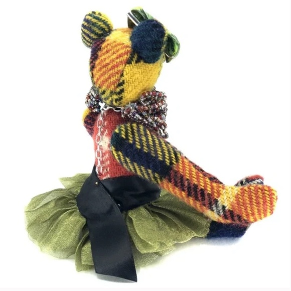 “Persephone” - Wool tartan heirloom teddy bear - Picture 2 of 8